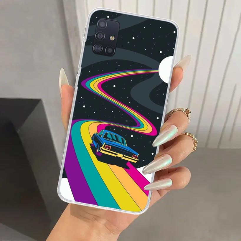 Чехол для телефона 'Любовь есть Любовь' ЛГБТ Радужный для Samsung Galaxy A52 A32 A22 A12 A02S A50S A30S A10S Note 20 Ultra 10 Plus S10 A31 A20 A7