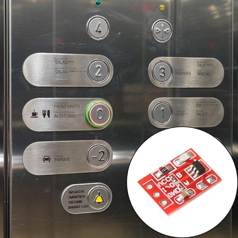 Miniature TTP223 Capacitive Touch Control Module Adjustable Sensitivity Potentiometer Compatible for Development Boards