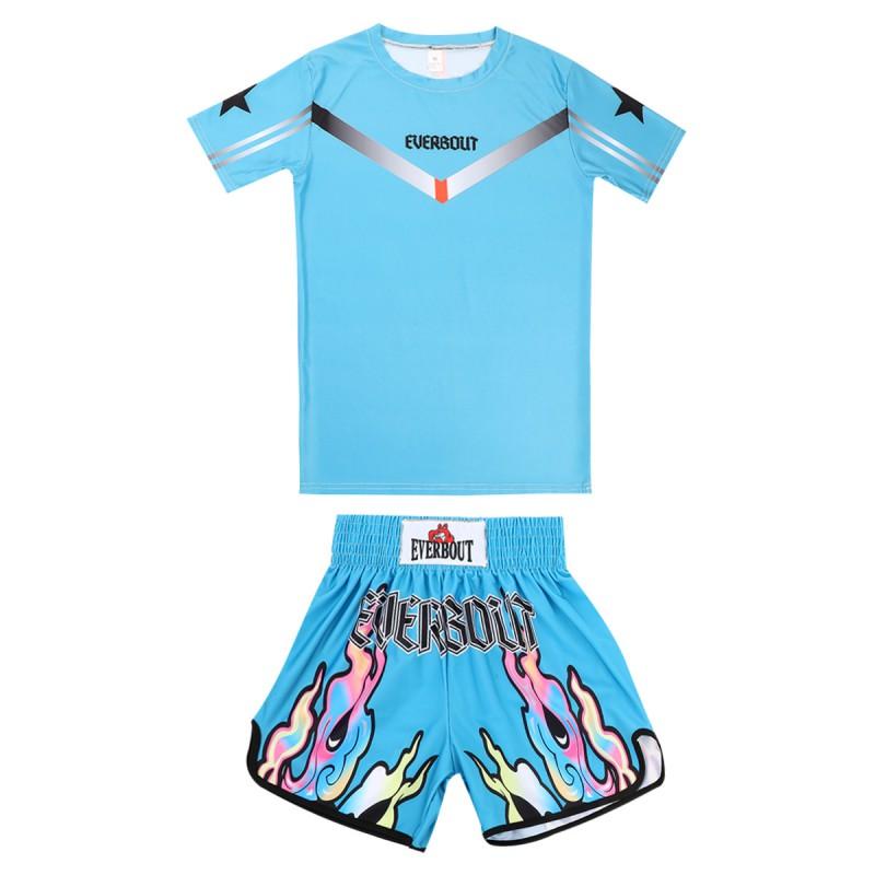 MMA Boxing Muay Thai Training Suit Set Men Women Kids Lightweight Combat Sport Apparel