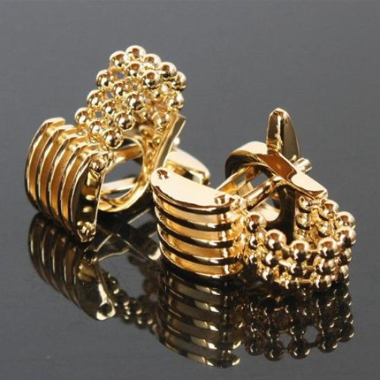 Kamakura Cufflinks Workshop Золотые запонки с цепочкой cf611