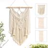 Wall Art Wooden Boho Chic Bohemian Macrame Tapestry Wall Hanging Blanket
