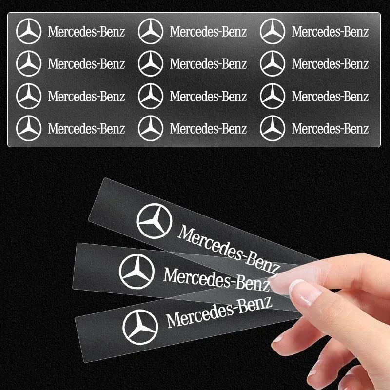 Creative stickers emblem Auto Decor Decals Car Window Wiper Stickers For Mercedes Benz AMG A B C E S class GLA GLC CLA GLK GLE ZACDE1