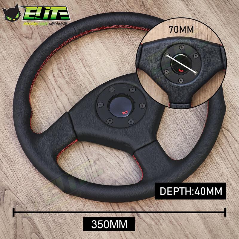 Универсальный гоночный руль JDM 14 дюймов для тюнинга, спортивный руль для автомобиля, аксессуары для автомобиля