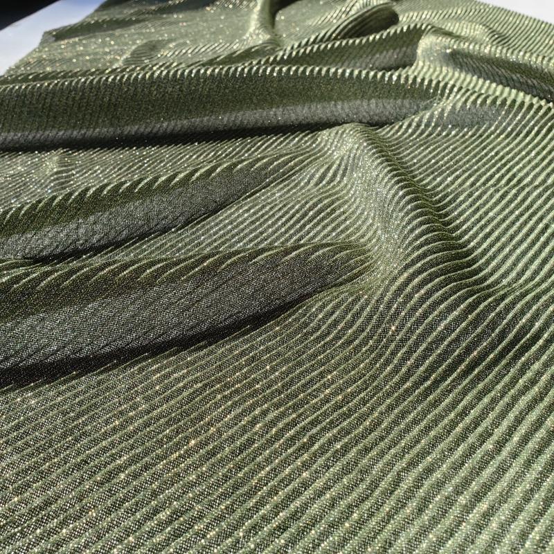 Женский плиссированный шарф жатый хлопок длинный шарф-муфта мятая шаль женский хиджаб мерцание золотой нити мусульманский хиджаб