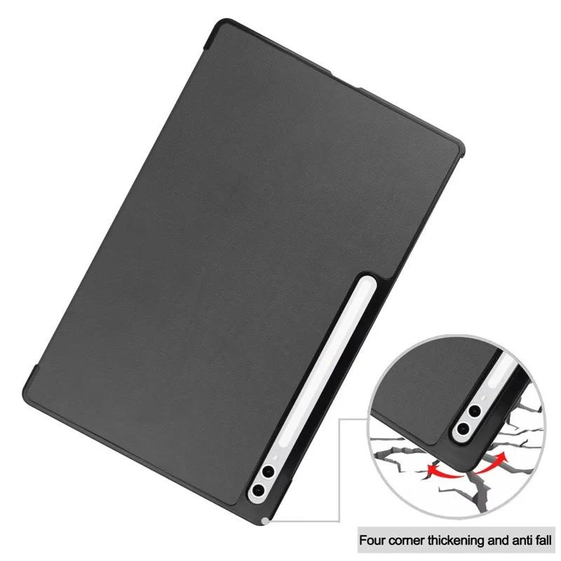 Для Samsung Galaxy Tab S10+ 5G SM-X820 SM-X826B 12,4-дюймовый магнитный чехол-подставка Trifold для Samsung Galaxy Tab S10 Plus 12,4
