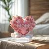 Romantic 2D Flat Mother Love Sign Waterproof Heart Shaped Table Ornament  Studio Desk