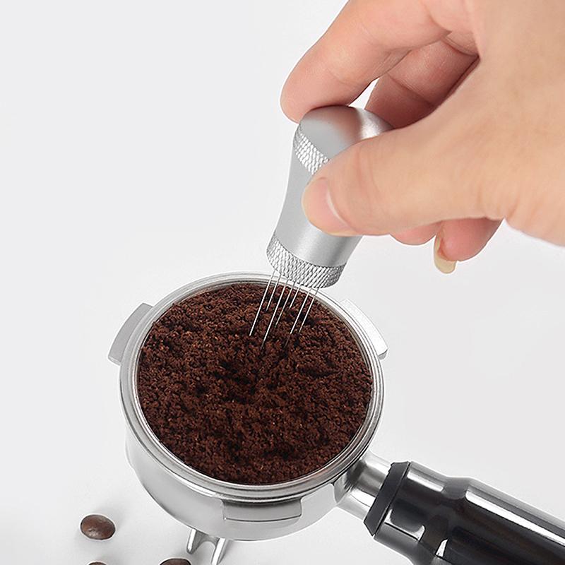 Инструмент для распределения эспрессо, иглы из нержавеющей стали 304, установлены 10 дополнительных игл для замены мешалки для эспрессо