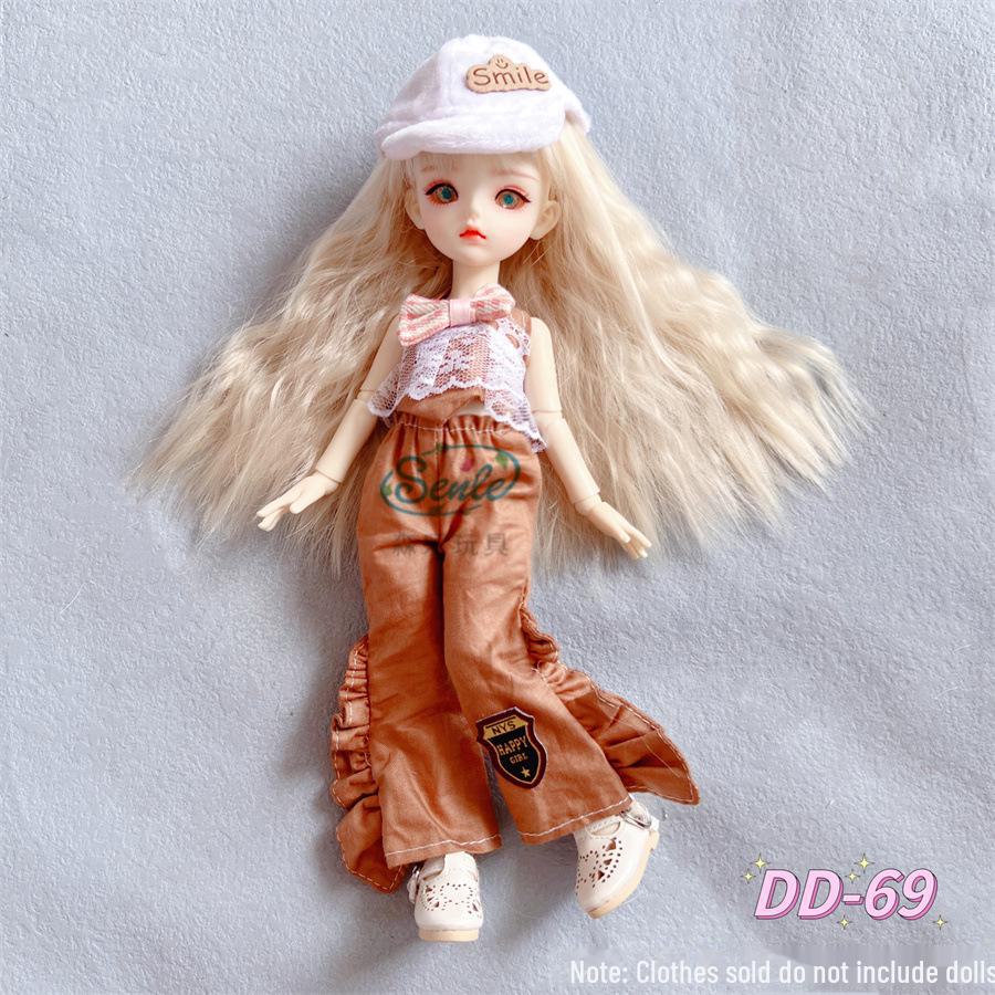 30 Cm 6-Point BJD Doll Dress Set - Lolita Style Clothes for Doll Dress-Up