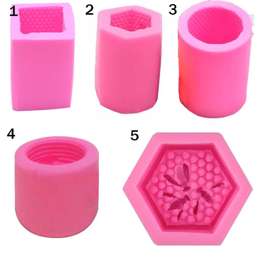 Ornament Desk Decoration Epoxy Resin Soap Mold Honeycomb Mold 3D Silicone Candle Mould Wax Model
