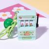 Capybara Cartoon Fruit Machine Game Keychain Причудливая Capybara Fruit Game Keychain сумка аксессуар для офиса и отдыха