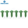 Wanyifa 6pcs Titanium Bolt M4/M5/M6x15 17 20 25mm Self-Tapping Torx Head Screws for Bike Motorcycle Car Boat Ti Fasteners