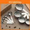 Steel Versatile Stainless Measuring Cups And Spoons Set For Baking Coffee And Sweet Treats
