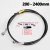 200mm-2400mm Brake Hose Hydraulic DOT Line Cable 10mm Banjo for Suzuki Kawasaki Yamaha Pipe Line Braided Oil Hose 340 2300 Fuel System Fittings7