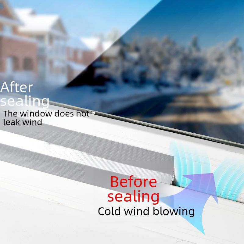 Ветрозащитная лента для герметизации окон - бесшовная пластиковая лента для герметизации щелей между стальными дверями и окнами