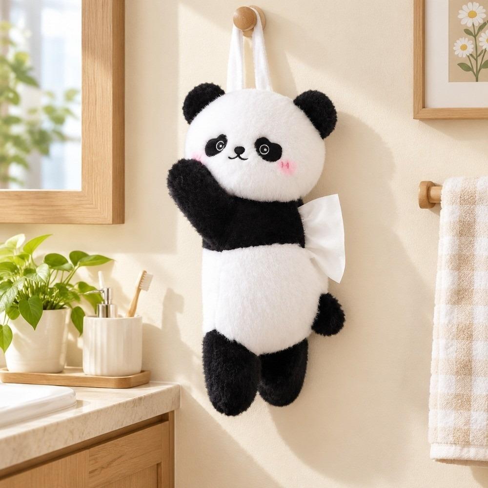 30cm Car Tissue Box Cute Doll Hanging Tissue Box Funny Tissue Napkin Holder Paper Organizer