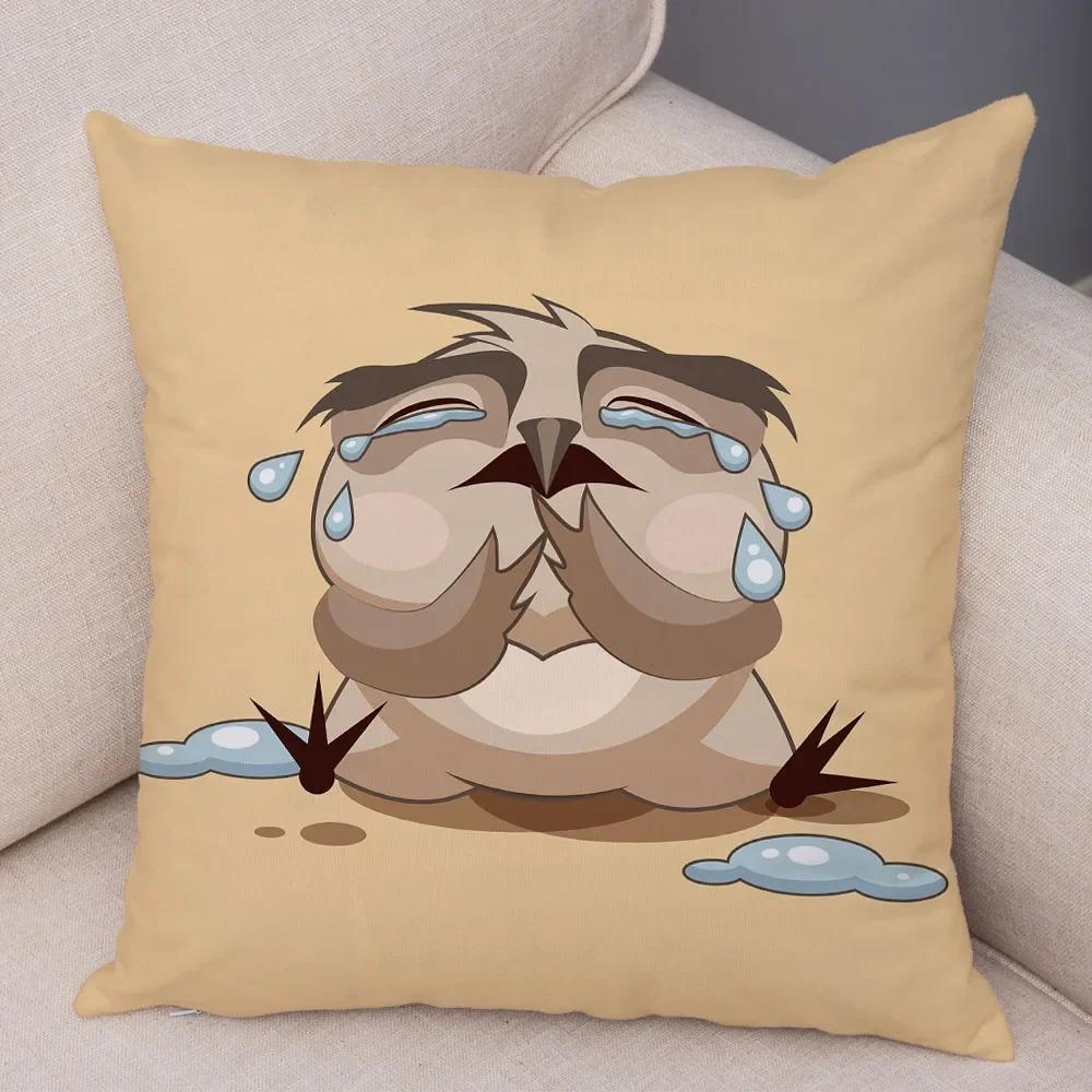 Милая мультяшная сова наволочка для кабинета офисная гостиная домашняя наволочка украшения для автомобиля