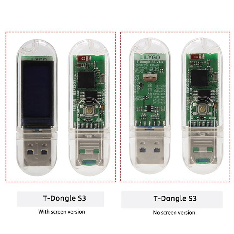 T-Dongle-S3 Esp32-S3 макетная плата с донгл-экраном 0,96 дюйма St7735 ЖК-дисплей поддержка Wi-Fi Bluetooth Tf карта