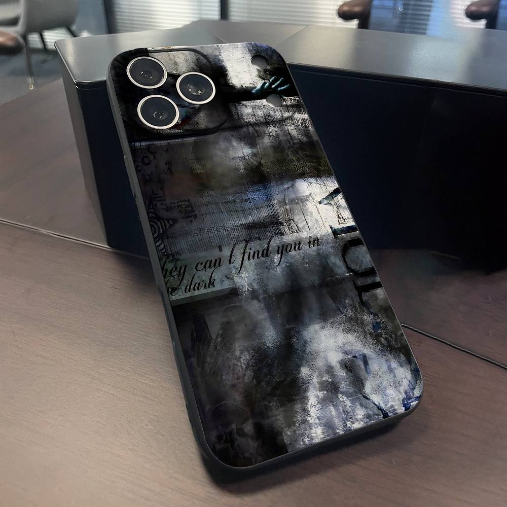 Emo Idk Dark Phone Case For iPhone 15,16,17,13,14,11,12,Pro,Max,Plus,E,Air,Mini Protect Shell