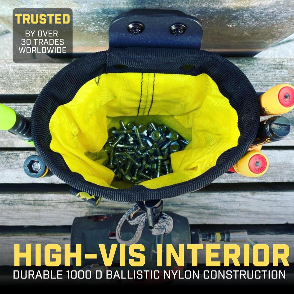 Holstery Joey Tool Belt Bag - Clip-On Pouch for Electricians, HVAC Techs, Plumbers, Carpenters, and Contractors