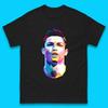 Криштиану Роналду Ретро Стиль Портрет Футболист CR7 Португальский Профессиональный Футболист Футболист Спортсмен Чемпион Мужская Футболка Топ
