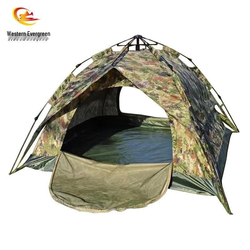 Western Evergreen Automatic Double-Layer Solo Camping Tent