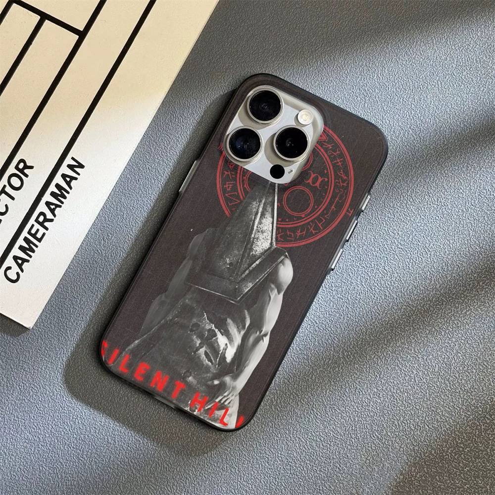 Чехол для телефона Silent H-Hill Horror Game для iPhone 17 16 15 11 12 13 14 Pro Max Мягкий гофрированный силиконовый чехол