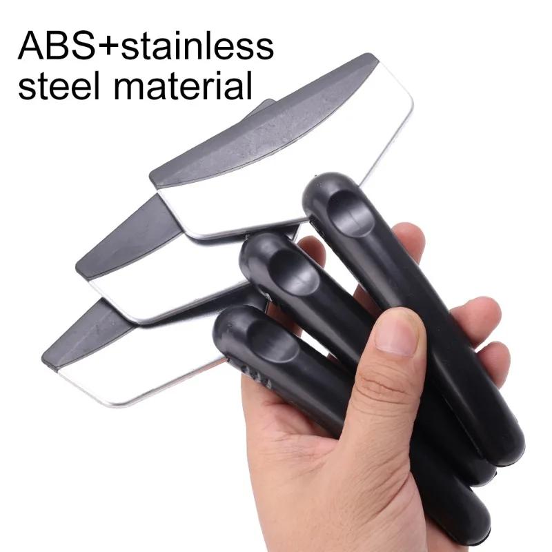 Многофункциональная лопата для лобового стекла автомобиля, инструмент для удаления льда из нержавеющей стали для кузова автомобиля, простой в использовании, обычный инструмент для чистки автомобиля