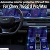 TPU Car Gear Dashboard Navigation Screen Interior Film Protective Sticker For Chery Tiggo 8 Pro Cherry Tiggo 8 Pro Max 2023