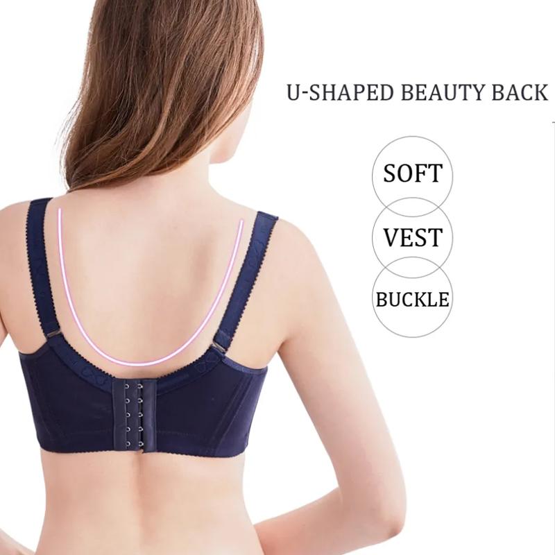 Сексуальные милые женские бюстгальтеры Push Up кружевной бюстгальтер больших размеров бюстгальтер комфортное нижнее белье женский двубортный