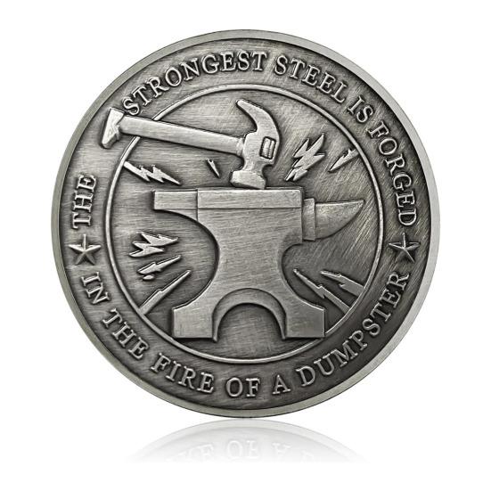 1/2/3/5/10 шт. Монета вызова с резным узором, ретро-серебряная монета, уникальный аксессуар для офисного стола, памятный подарок