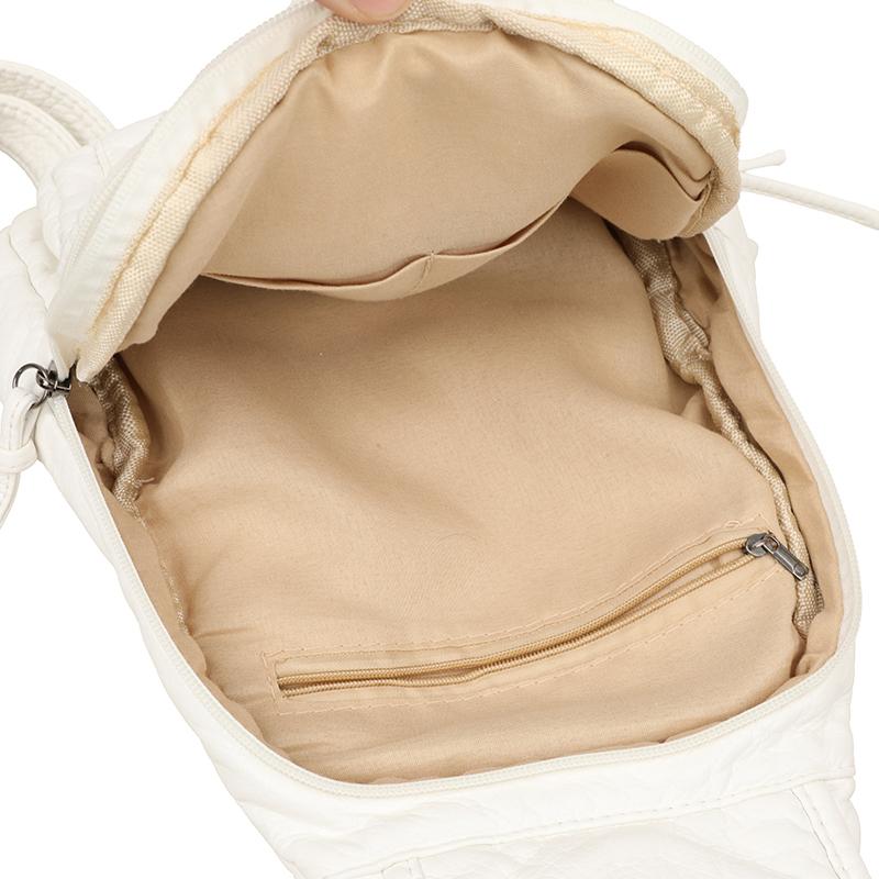 Маленький рюкзак многофункциональная нагрудная сумка сумка через плечо PU женский рюкзак