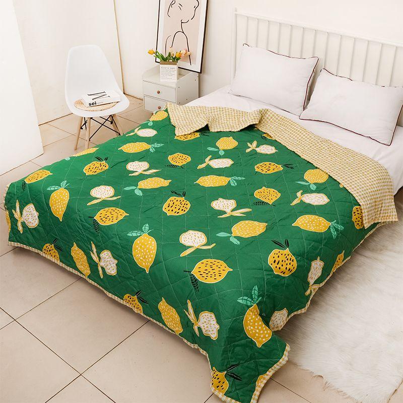 Летнее прохладное одеяло Летнее машинная стирка Кондиционер Весна и осень Одинарное/двойное летнее одеяло