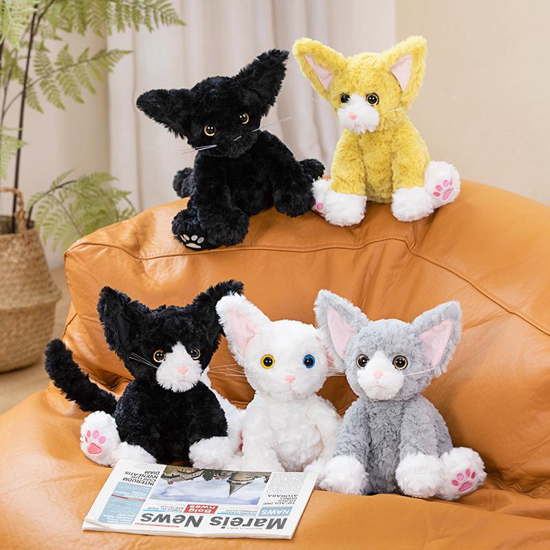 Мультяшная немецкая кошка кукла плюшевая игрушка имитация котенка кукла