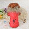 Warm Small Dog Clothes Winter Solid Color Coat Soft Fur Hood Puppy Jacket  Waist Paded Warm Outfits for Chihuahua Bichon