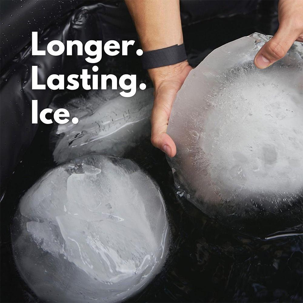 Форма для ледяной бани, многоразовая коробка для кубиков льда, складная большая форма для льда