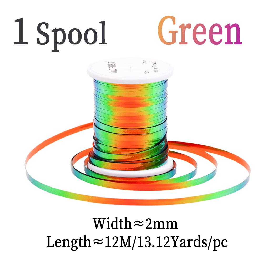 2 мм 2 тона материал для вязания мушек плоский майларовый мишурный для стримера флэшбэк нимфы комариное тело ребро рыболовная приманка