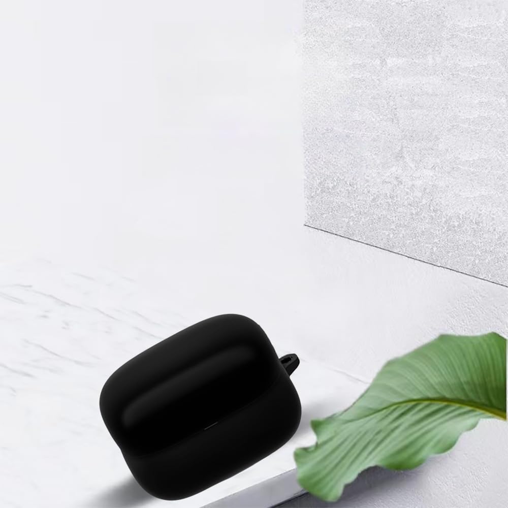 For Sony LinkBuds Open Case Soft Silica Gel Sports Cool Design Shock Absorption Waterproof Dustproof Lightweight Slim Soft Case Cover with Hook To