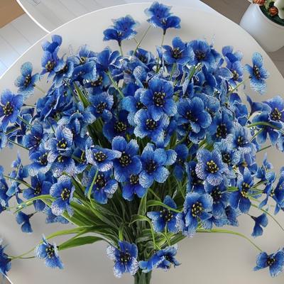 Искусственные весенние садовые цветы: Уличная имитация травы и цветочная декорация