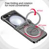 Однотонный магнитный жесткий чехол Magsafe для Samsung Galaxy Z Flip 7 FE 6 5, противоударный защитный чехол-броня