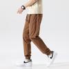 Overalls men's high street retro trend versatile men's casual pants trendy men's pants advanced sense ruffian handsome
