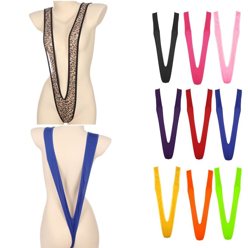 Сексуальный монокини с глубоким V-образным вырезом, цельный купальник для женщин, однотонный купальный костюм, облегающий, летний купальник