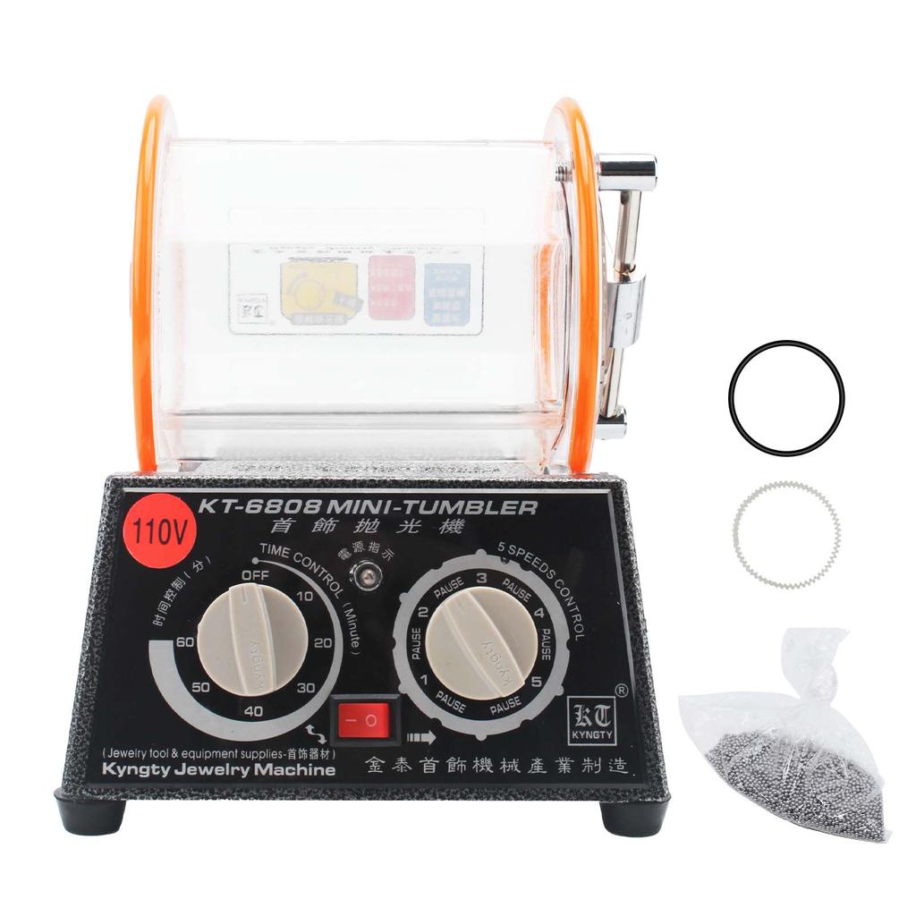 Kt-6808 3 кг роторная полировальная машина шлифовальная машина для полировки золотых, серебряных ювелирных изделий с полировкой для фаски