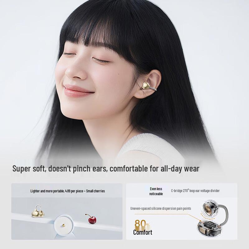 Lenovo LES120 Open-Ear Wireless Bluetooth Sports Gaming Earbuds