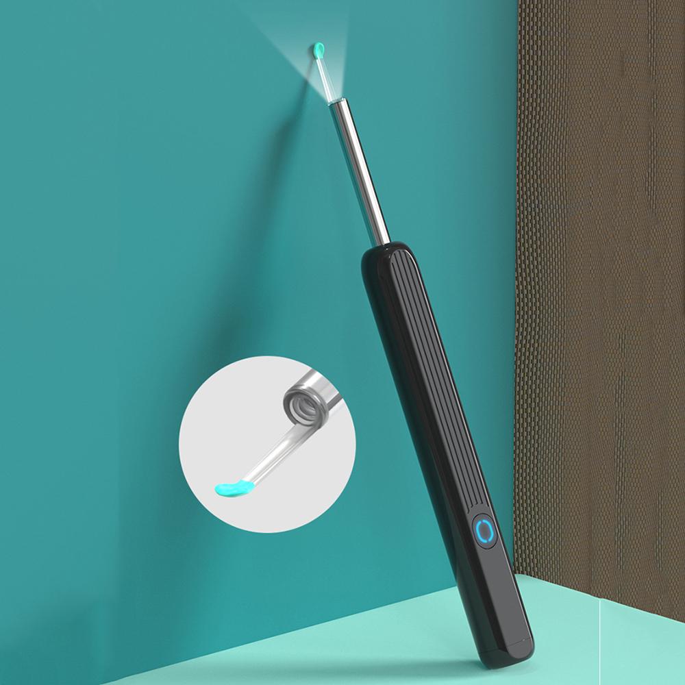 WiFi видимая ложка для удаления ушной серы USB HD загрузка отоскоп Очиститель Удаление