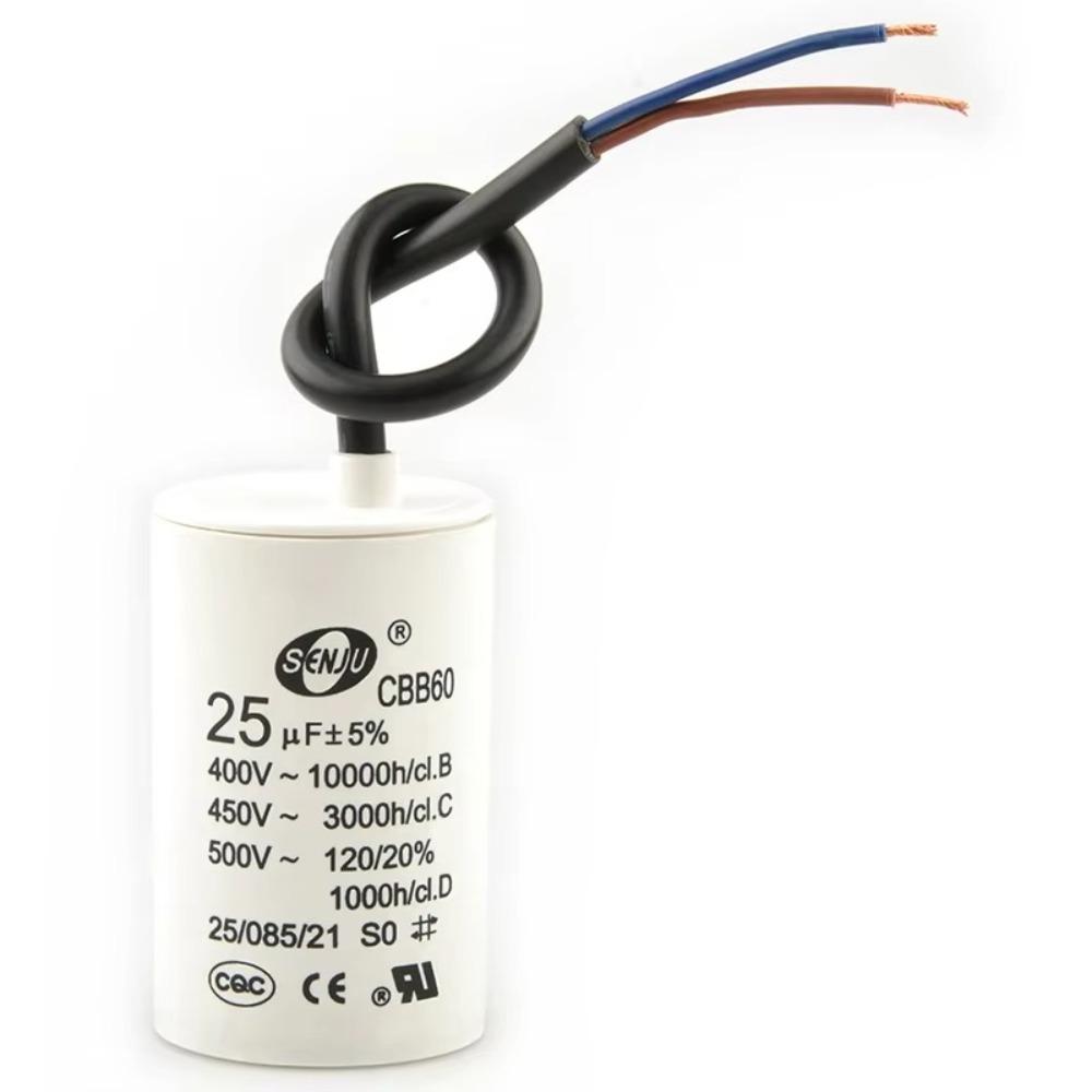 450V Motor Run Capacitor Round Water Pump Capacitor Reliable Washer Capacitor
