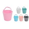 5pcs 6 Colors Doll Miniature Bucket Model Mini Children Beach Small Bucket