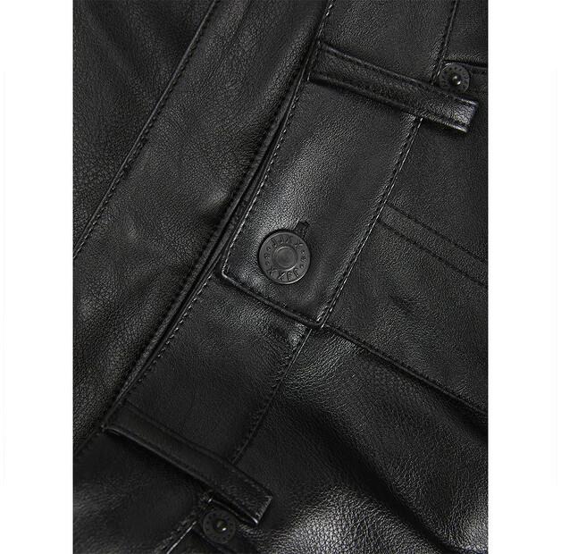 Jack & Jones Kenya Straight Faux Leat JJXX High Waist Trousers