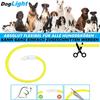 DogLight LED Dog Collar USB Light Collar Universal Size Cuttable Yellow
