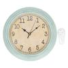 Vintage Wall Clock Silent Quartz Movement Round Decorative Retro Hanging Clock for Living Room Bedroom 12 Inch
