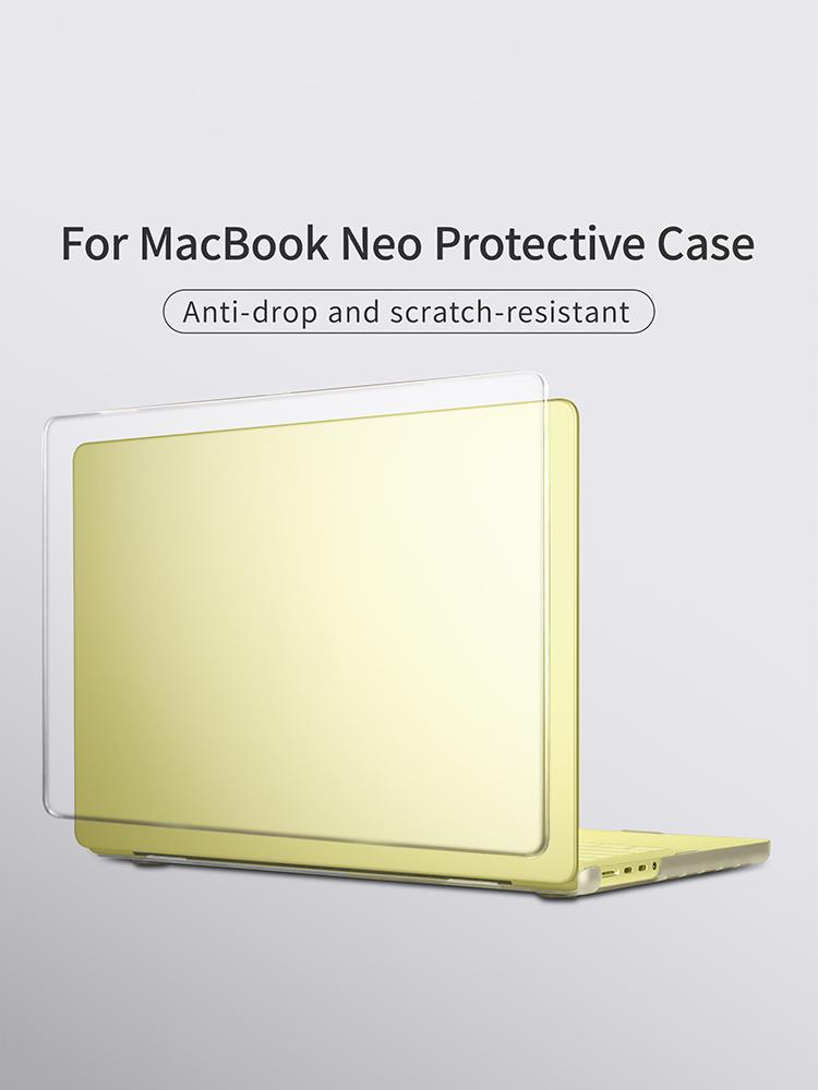 Жесткий чехол для ноутбука Для 2026 MacBook Neo 13 дюймов A3404 Матовый Защитная оболочка защита от царапин Цветная оболочка Чехол от царапин A18